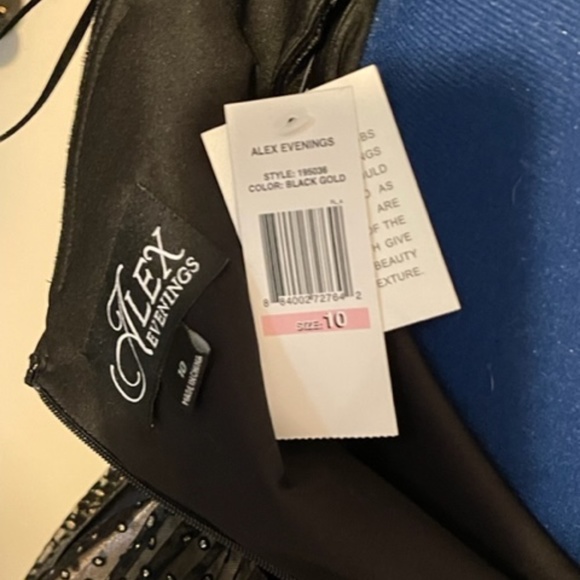 Women's Long Off the Shoulder a-Line Formal Ballgown Dress Size 10 - Picture 4 of 5